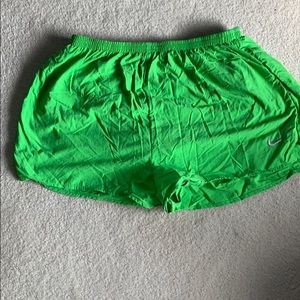 Nike Green Running Shorts